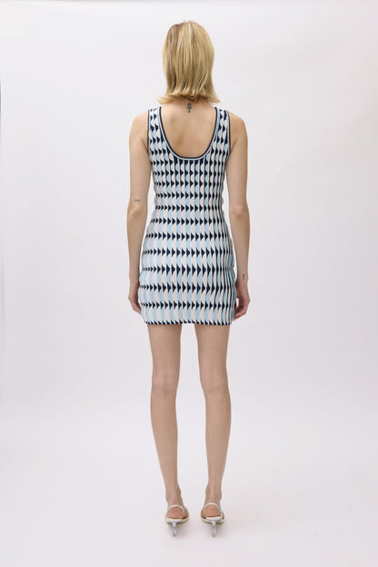 Lorien Mini Dress Sky Multi - Simkhai