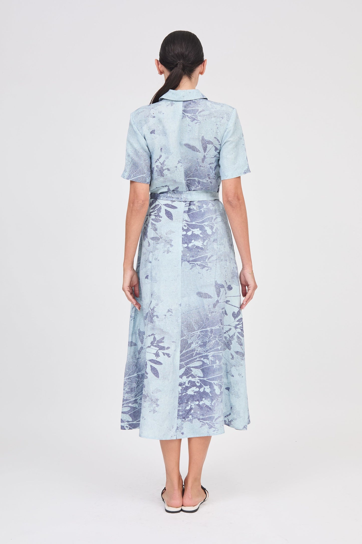 Audria Midi Dress Sky Floral - Simkhai