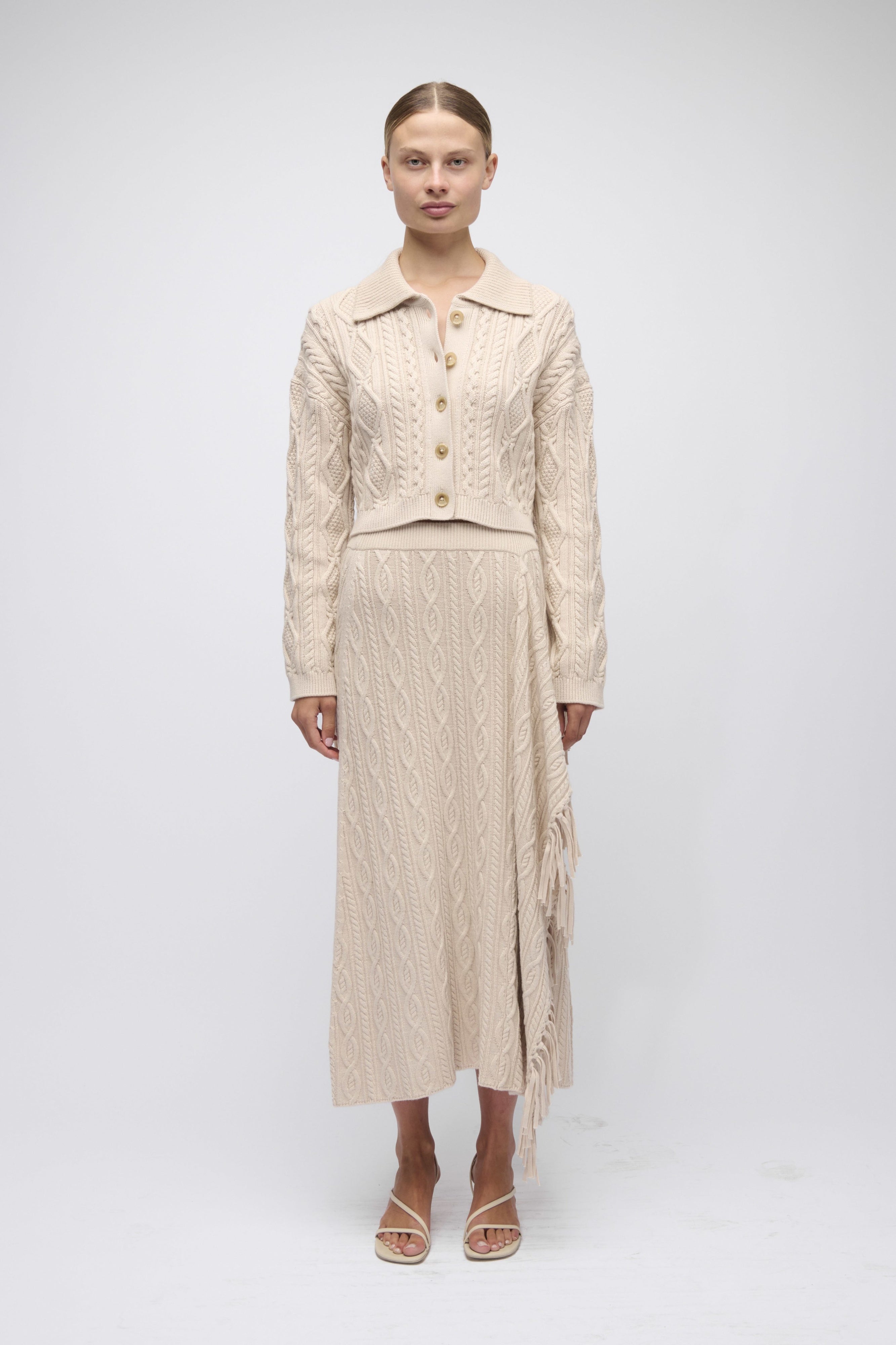 トップス Eaphi FRINGE KNIT CARDIGAN トップス Eaphi FRINGE KNIT CARDIGAN トップス Eaphi FRINGE KNIT