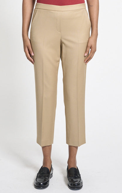Treeca Pull-On Pant Sleek Flannel New Camel - Theory Women