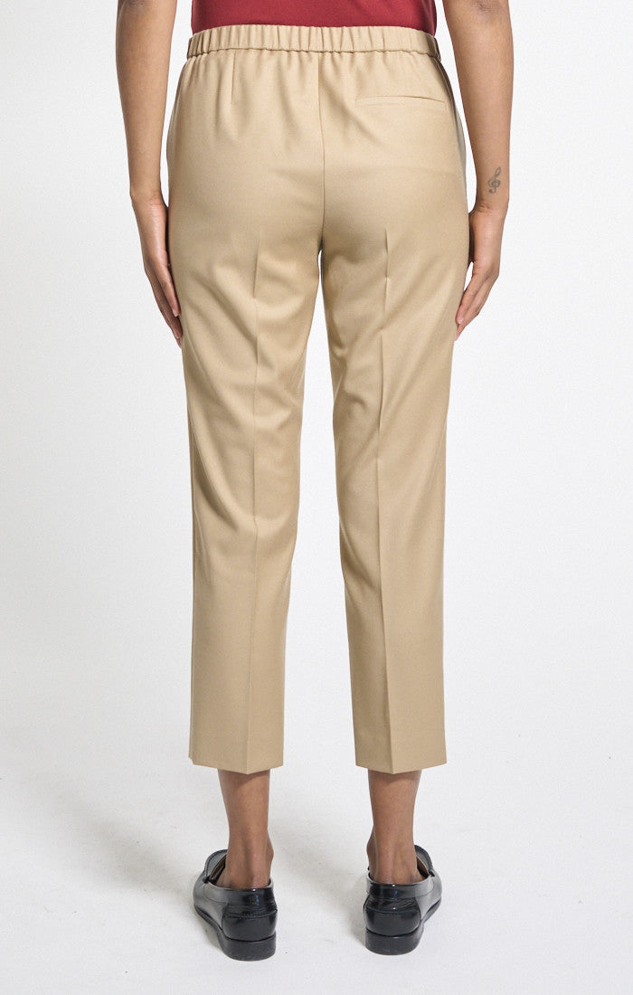 Treeca Pull-On Pant Sleek Flannel New Camel - Theory Women