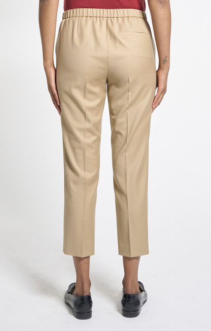 Treeca Pull-On Pant Sleek Flannel New Camel - Theory Women