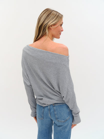 The Anywhere Top Heather Grey - Six Fifty Clothing