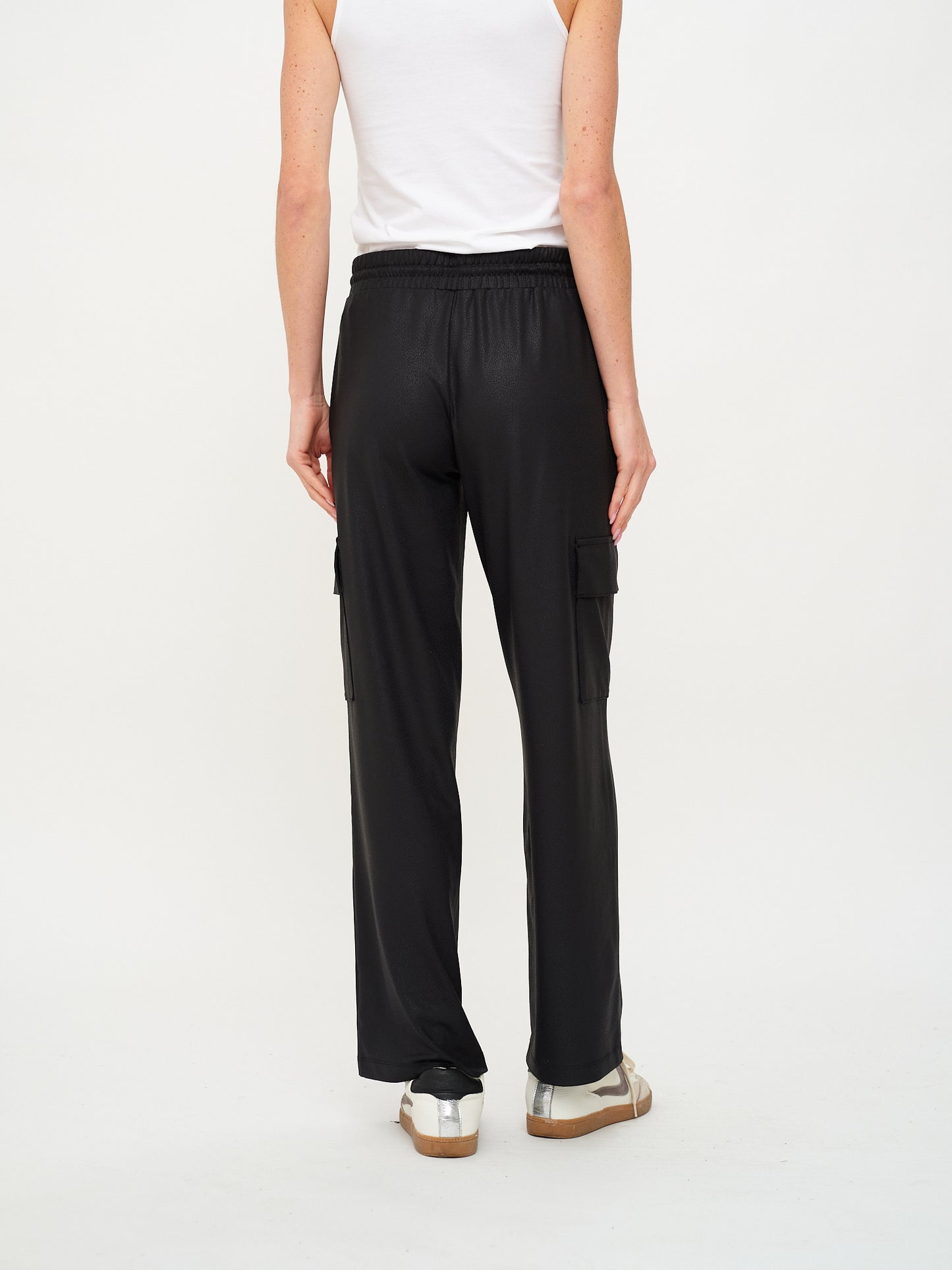 Headliner Coated Cargo Pant Black - Six Fifty Clothing