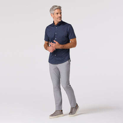 Halyard Short Sleeve Navy Gem - Mizzen + Main