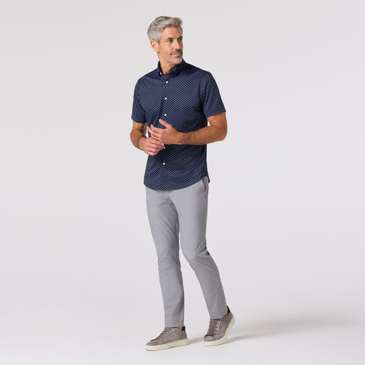 Halyard Short Sleeve Navy Gem - Mizzen + Main