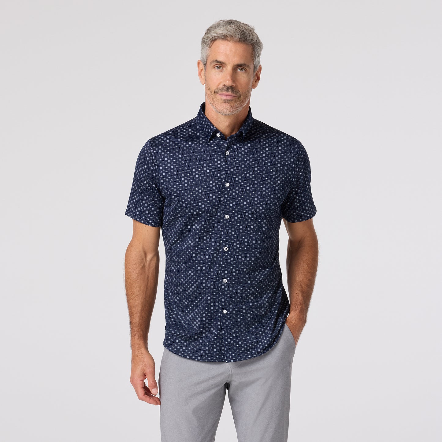 Halyard Short Sleeve Navy Gem - Mizzen + Main