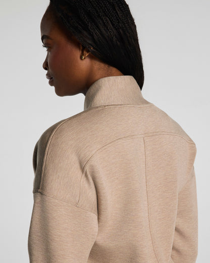 Airessentials Shawl Collar Half Zip Dune Heather - SPANX