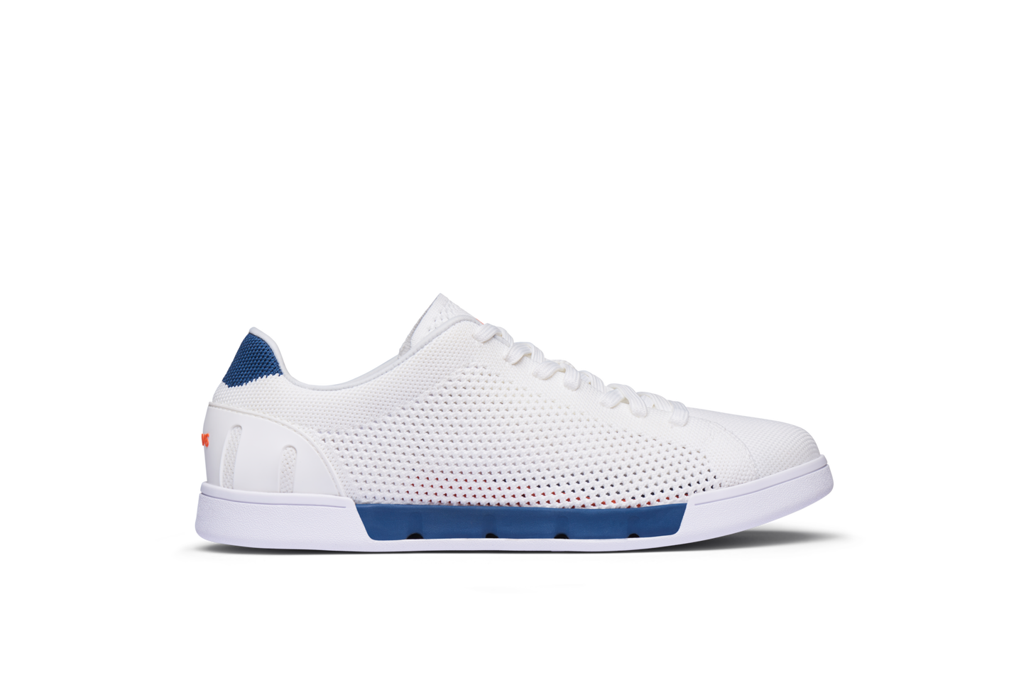Breeze Tennis Knit White/Ensign Blue - SWIMS
