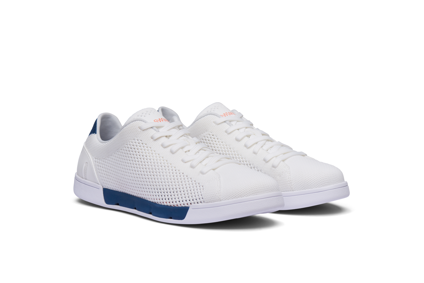 Breeze Tennis Knit White/Ensign Blue - SWIMS