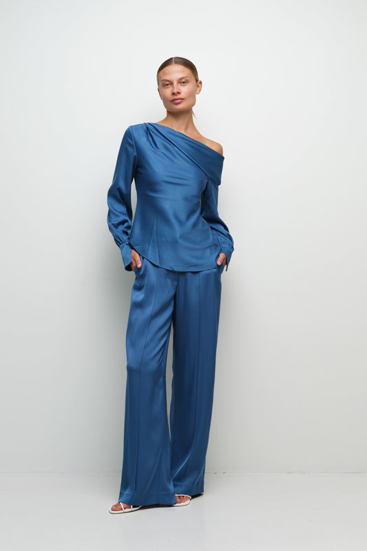 Alice Top Washed Indigo - Simkhai