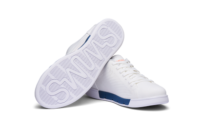 Breeze Tennis Knit White/Ensign Blue - SWIMS