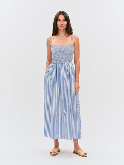 Ebony Dress Blue - Six Fifty Clothing