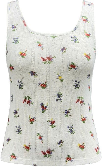 Daryn Tank Floral Romance - Alice + Olivia