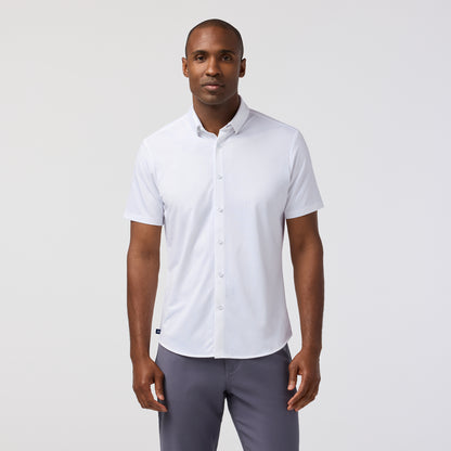 Halyard Short Sleeve White Petal Hatch - Mizzen + Main