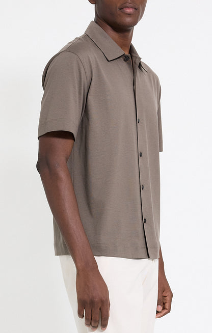 Relaxed Shirt Stripe Morel - Theory Men