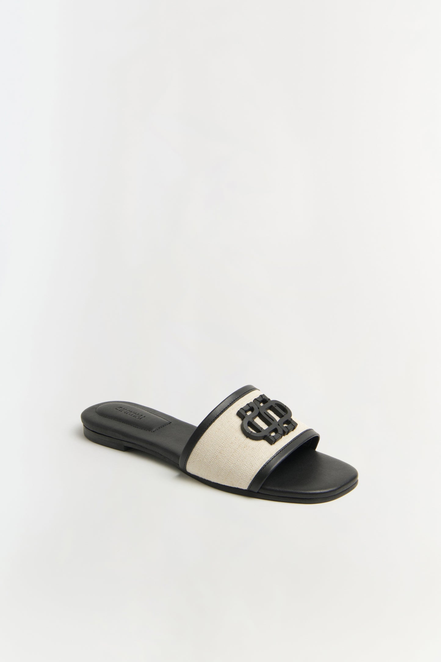 Delphi Canvas Flat Sandal Natural - Simkhai