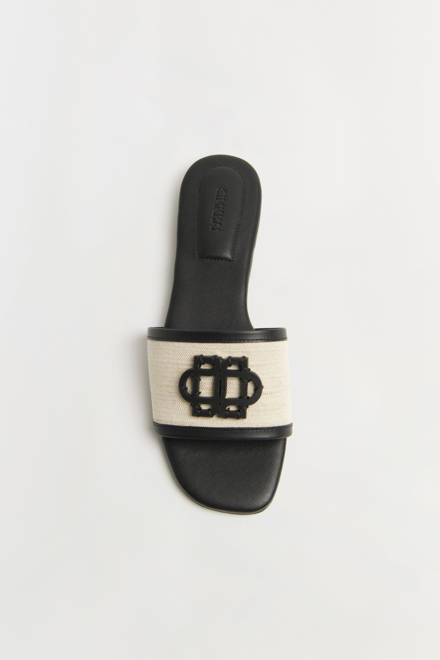 Delphi Canvas Flat Sandal Natural - Simkhai