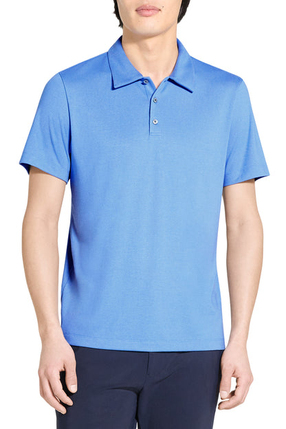 Bron Polo Shirt Anemone Modal Jersey Crisp Blue - Theory Men