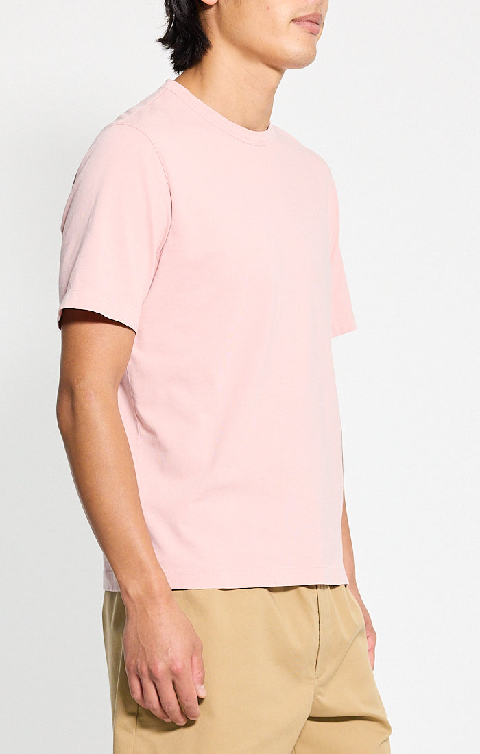 Crewneck Tee Tinted Chalk Pink - Theory Men