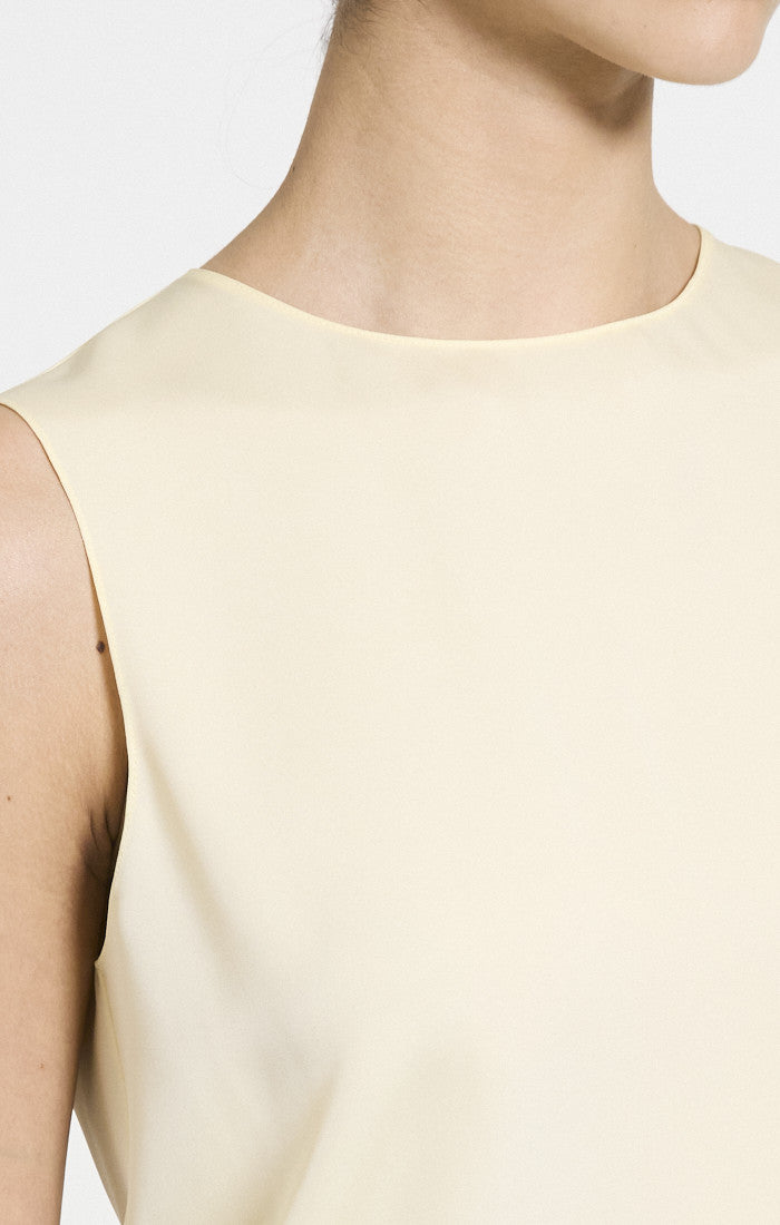 Shell Top in Silk Georgette Sunbeam - Theory Women