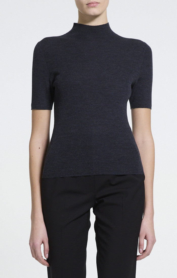 Leenda Regal Merino Sweater New Pestle Melange - Theory Women