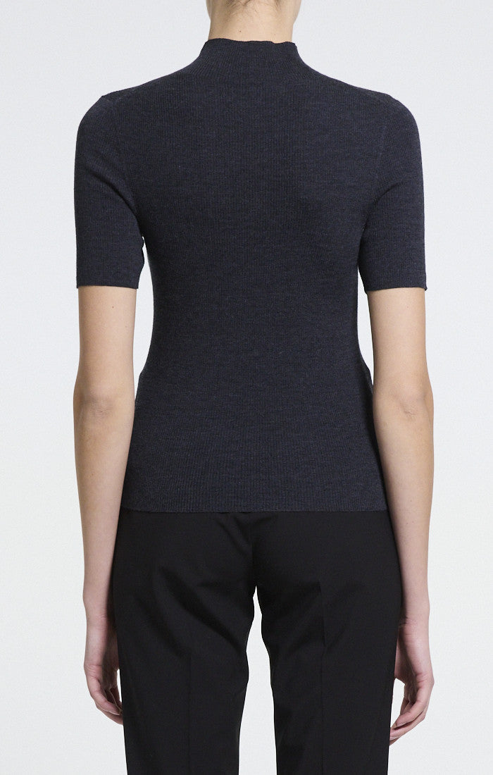 Leenda Regal Merino Sweater New Pestle Melange - Theory Women