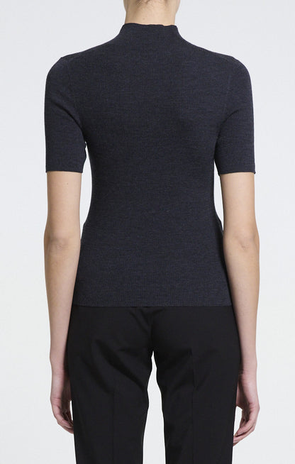 Leenda Regal Merino Sweater New Pestle Melange - Theory Women