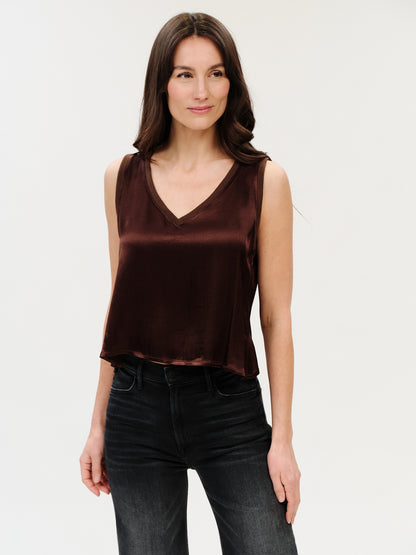 Rossa Tank Brown - Six Fifty Clothing