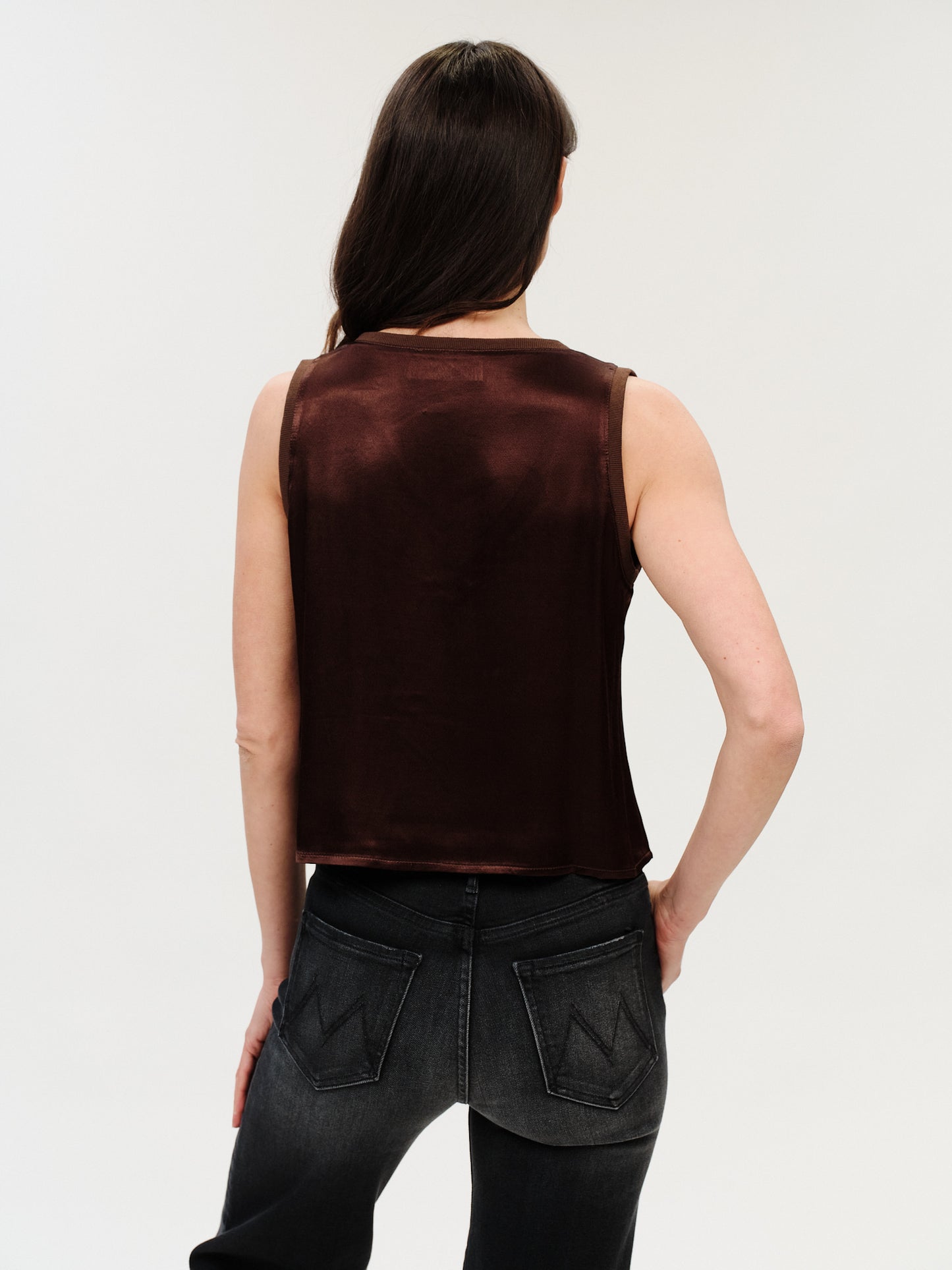 Rossa Tank Brown - Six Fifty Clothing