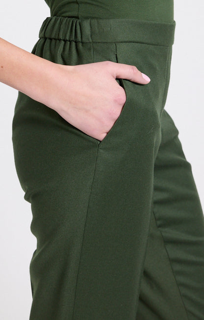Treeca Pull-On Pant Sleek Flannel Ivy - Theory Women