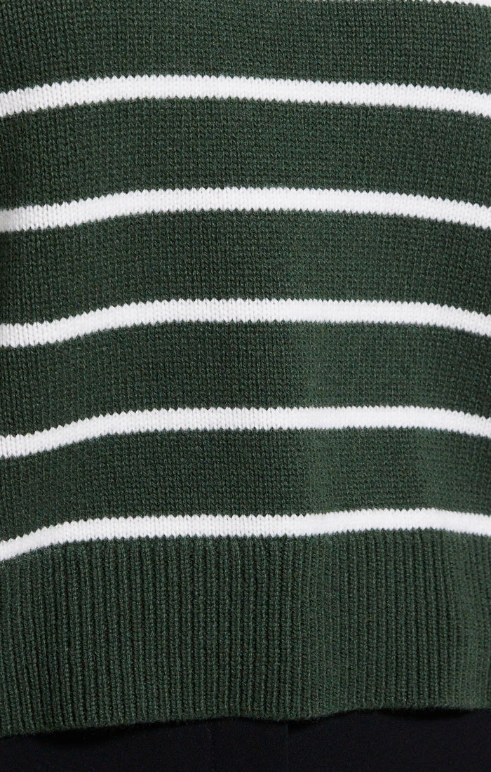Striped Tee Cashmere Ivy/Ivory - Theory Women