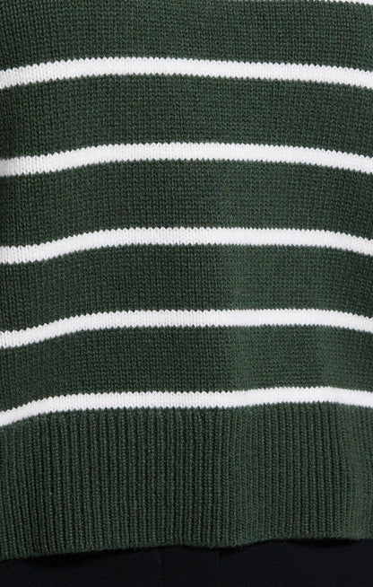 Striped Tee Cashmere Ivy/Ivory - Theory Women