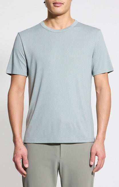 Essential Tee Anemone Modal Jersey Willow Green - Theory Men