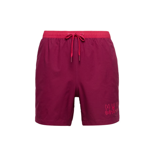 Romeo Hydrochromic Swim Trunk Crimson - Psycho Bunny