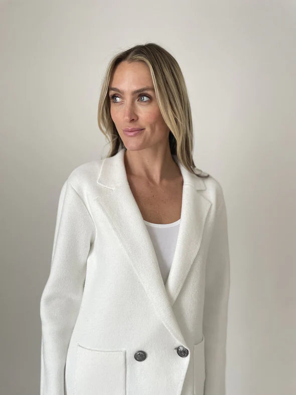 Heller Blazer Ivory - Six Fifty Clothing