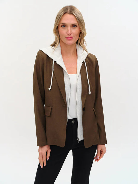 Drew Blazer Olive -Six Fifty