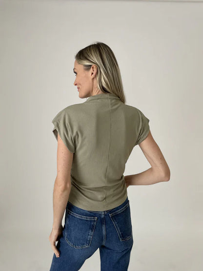 Zoe Top Moss - Six Fifty Clothing