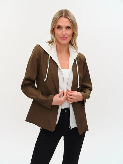 Drew Blazer Olive -Six Fifty