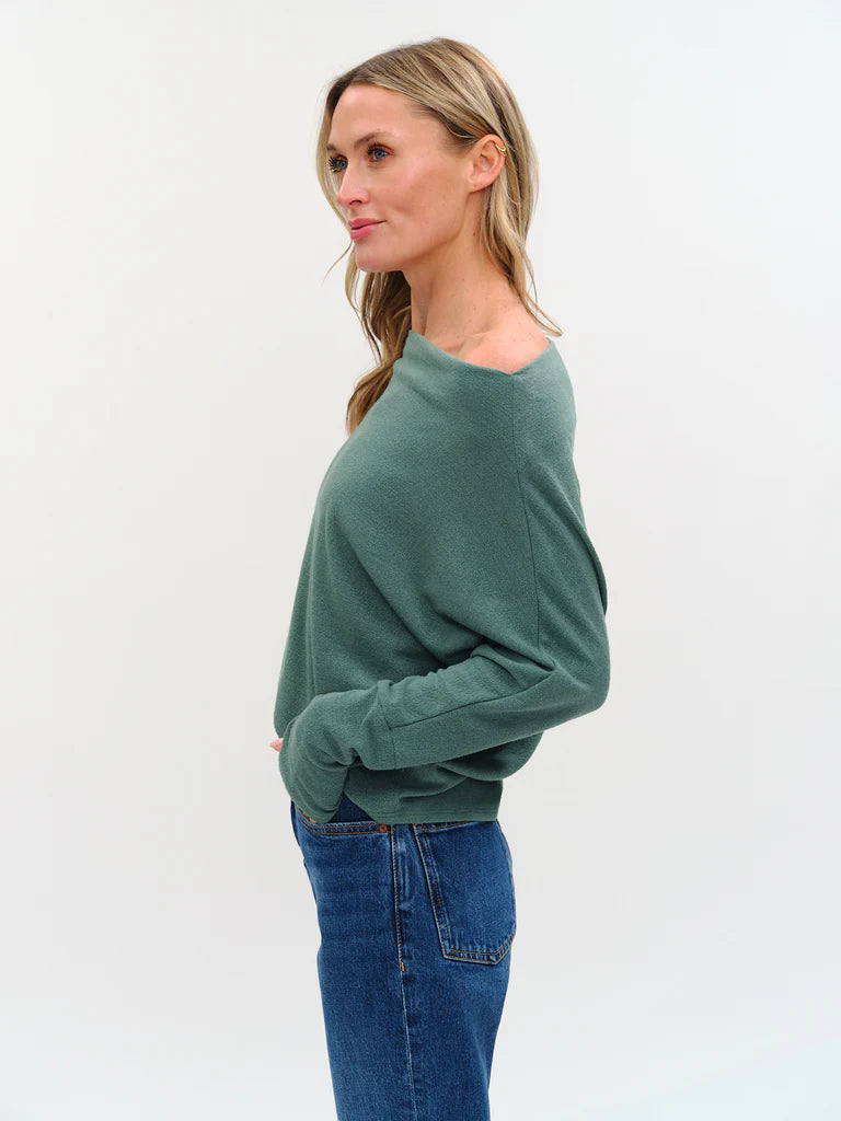 The Anywhere Top Evergreen - Six Fifty Clothing