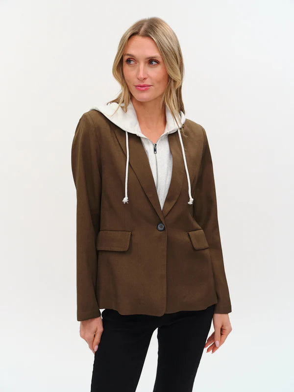 Drew Blazer Olive -Six Fifty