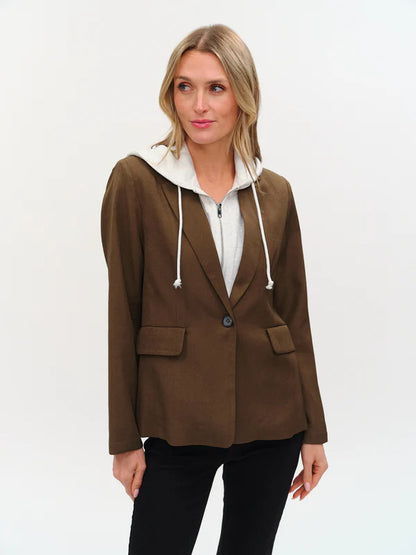 Drew Blazer Olive -Six Fifty