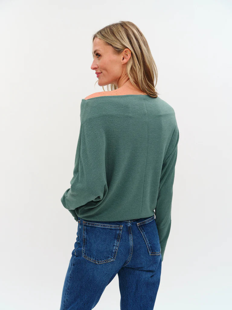 The Anywhere Top Evergreen - Six Fifty Clothing