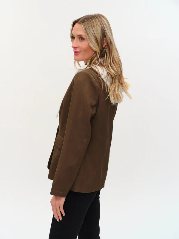 Drew Blazer Olive -Six Fifty