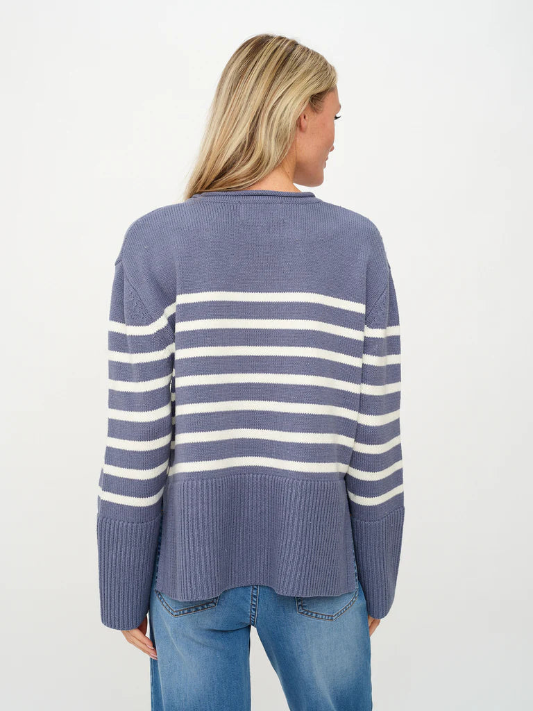 Geralyn Sweater Storm Blue - Six Fifty Clothing
