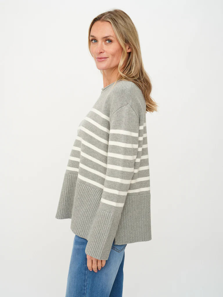 Geralyn Sweater Heather Grey - Six Fifty Clothing