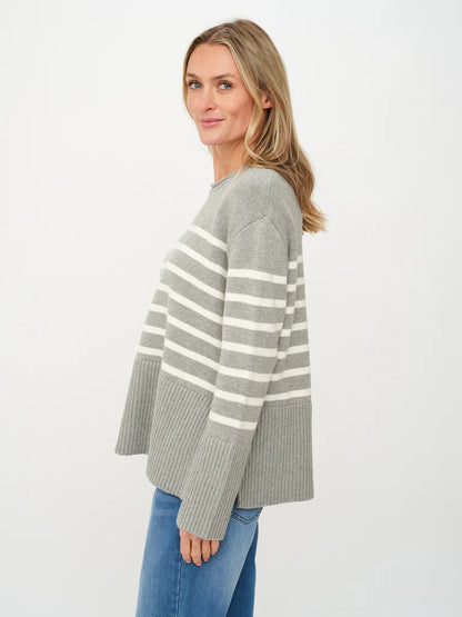 Geralyn Sweater Heather Grey - Six Fifty Clothing