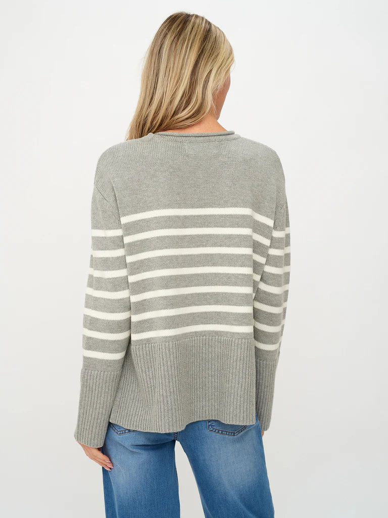 Geralyn Sweater Heather Grey - Six Fifty Clothing