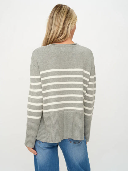 Geralyn Sweater Heather Grey - Six Fifty Clothing