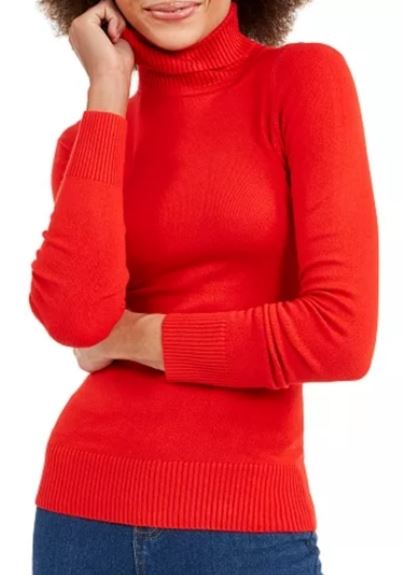 Babysoft Turtle Neck Jumper Mars Red - French Connection